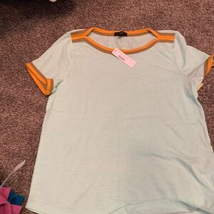 J Crew Mint colored T Shirt Size M NWT